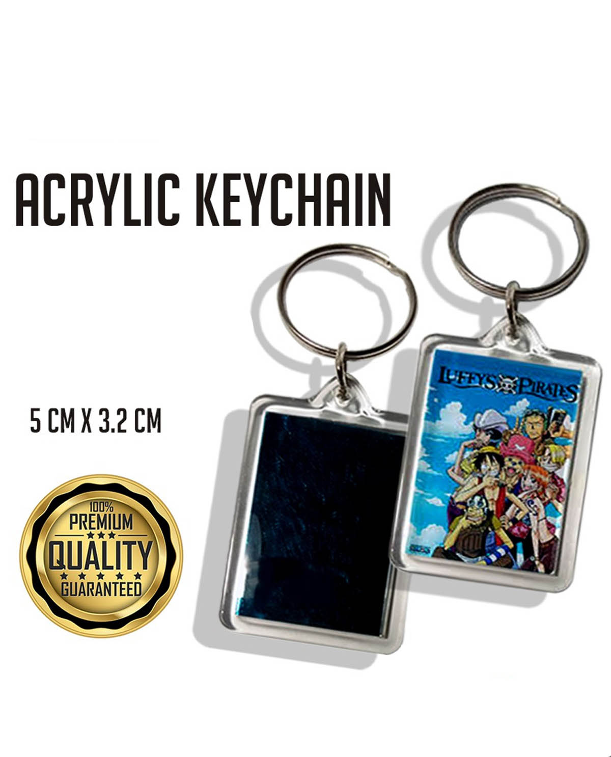 acrylic keychain printing reactangle