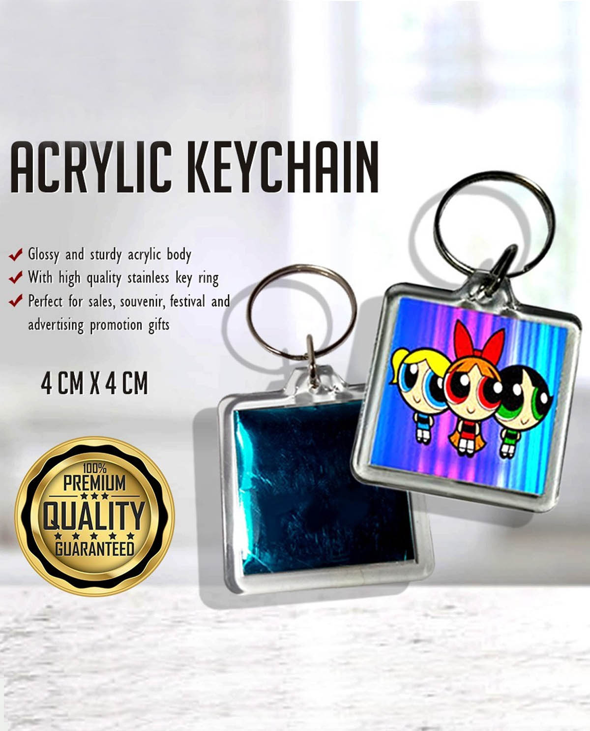acrylic keychain souvenir