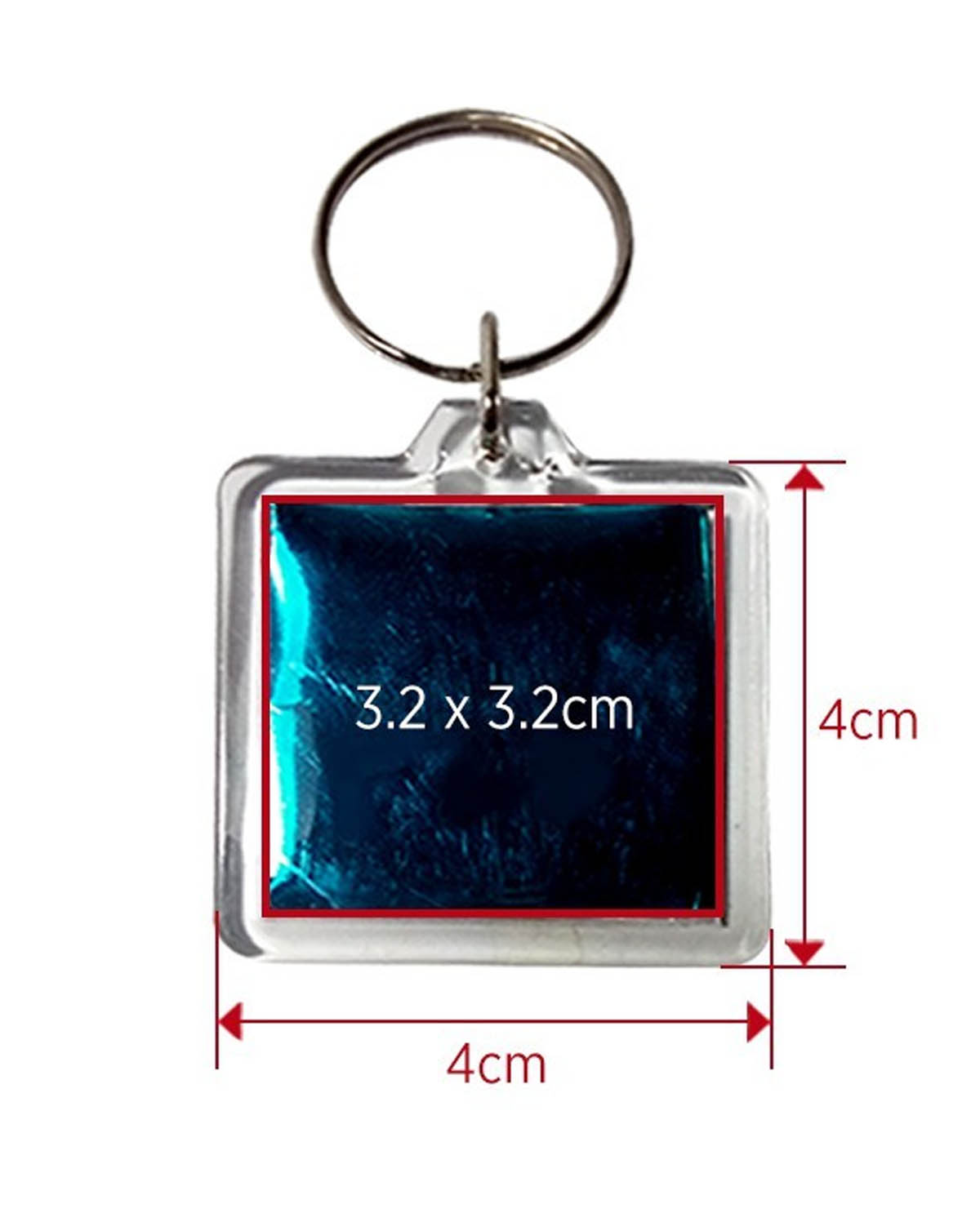 acrylic keychain square