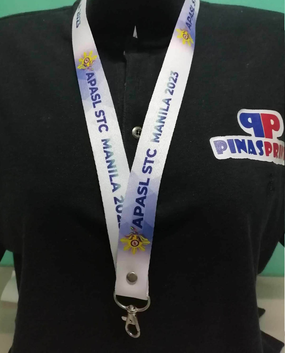 back-to-back lanyard printing