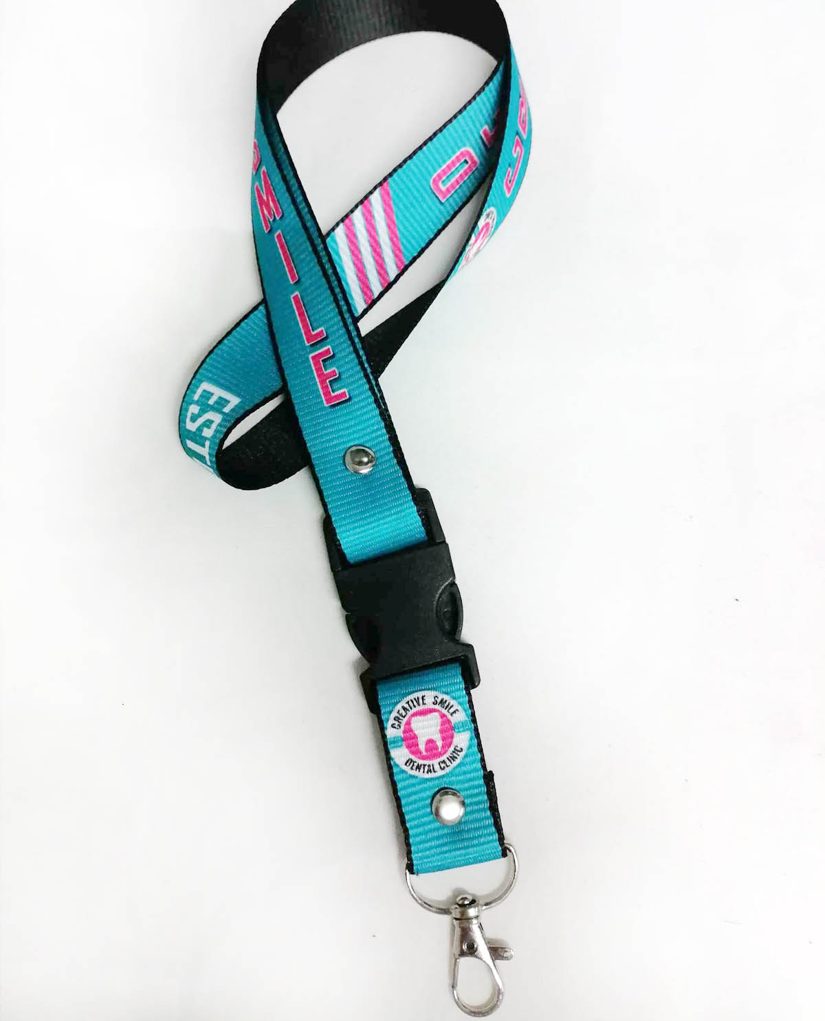dental clinic sublimation lanyard