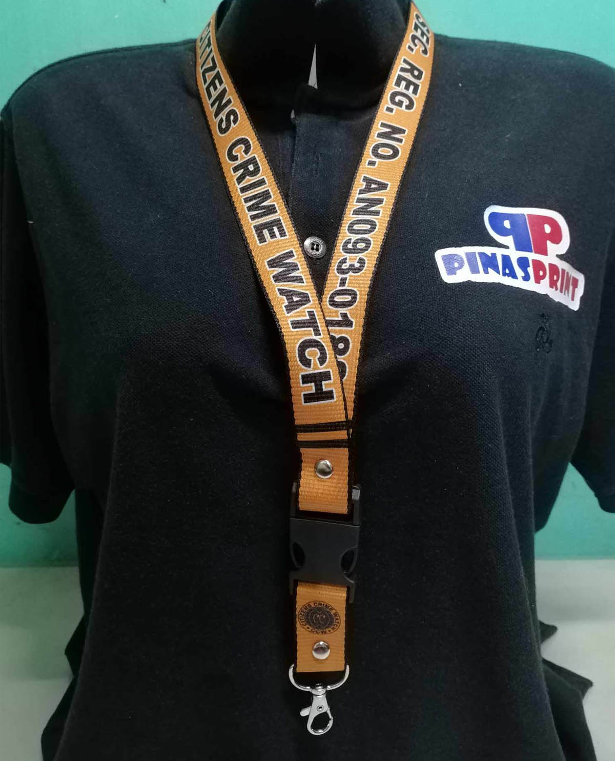 sublimation lanyard citizens crime watch