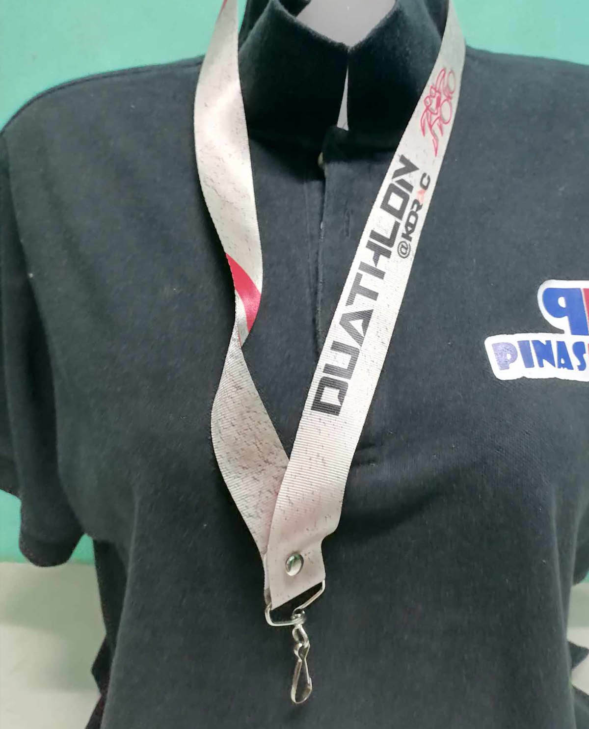 duathlon event lanyard sublimation lanyard
